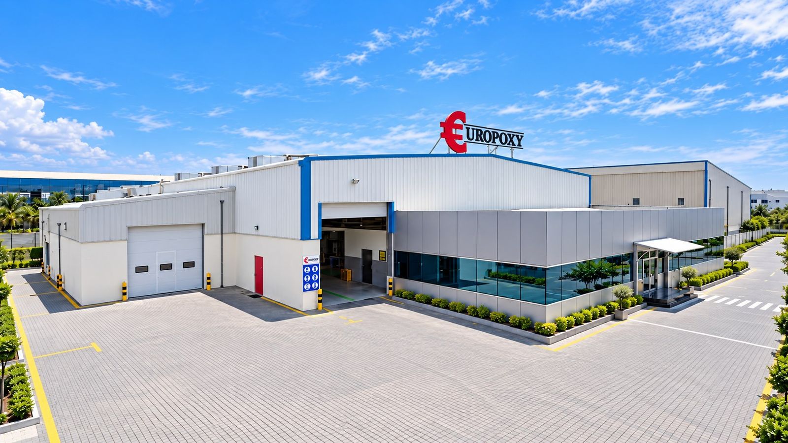 The Europoxy plant in Jebel Ali Free Zone, Dubai